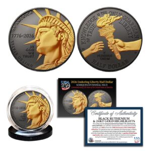 America 250 Black Ruthenium Half